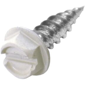 Malco - HW8X3/4 ZWG HW8X3/4ZWG Sheet Metal Screw (100 Pack), 3/4" Length, White in Saudi Arabia