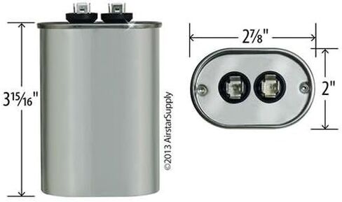 Packard POCF30 - 30 uF MFD x 440 VAC GE Industrial Replacement Capacitor Oval # C430L / 97F9637 in Saudi Arabia