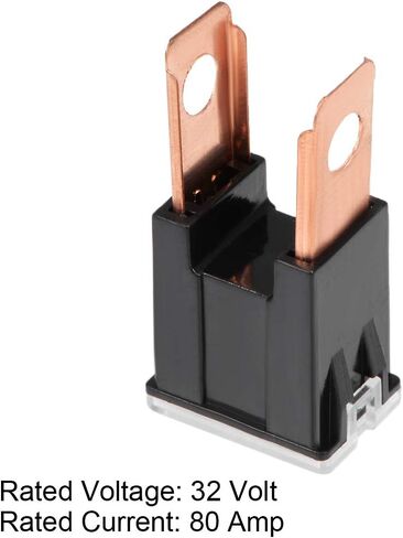 Uxcell Tridge Fuse 32V 80A ذكر طرفي بليد J صندوق علبة للشاحنة in Saudi Arabia