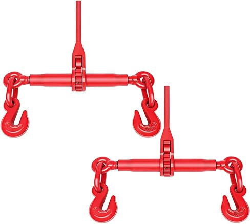 ملف سلسلة Cuilvu، عبوتان 3/8"-1/2" قوة عمل تصل إلى 9200 رطل، قوة كسر تصل إلى 33000 رطل، مناسبة لربط وسحب الأحمال الثقيلة على الشاحنات in Kuwait