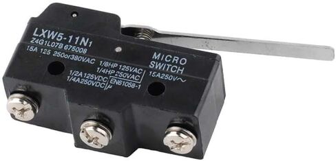 Stemedu 4PCS LXW5-11N1 Microswitch SPDT 1NO 1NC Micro Limit Switch Hinge Lever Momentary Push Button Switches 3A AC380V DC220V (Pack of 4) in Saudi Arabia