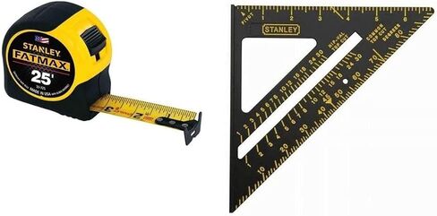 مجموعة أدوات شريط FATMAX وقطعة قماش ممتازة مربعة الشكل من ستانلي تولز 33-725 46-071 in Kuwait