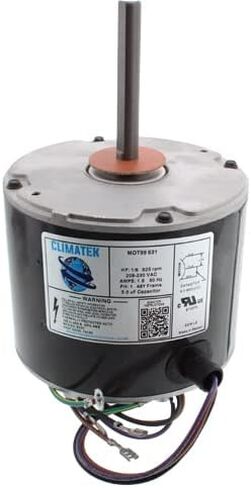 محرك مروحة مكثف مطور من ClimaTek بقوة 1/6 حصان يحل محل معيار Trane الأمريكي رقم s MOT18687 MOT12919 MOT10478 in Kuwait