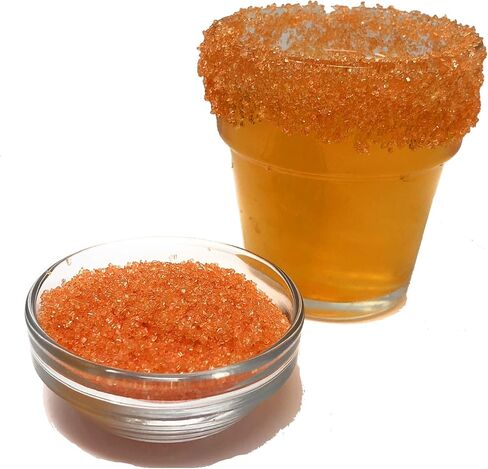 Snowy River Orange Cocktail Sugar Rimmer - Naturally Colored Orange Cocktail Sugar, Beverage Rimmer, Margaritas, Kosher (3oz) in Saudi Arabia