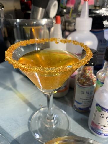 Snowy River Orange Cocktail Sugar Rimmer - Naturally Colored Orange Cocktail Sugar, Beverage Rimmer, Margaritas, Kosher (3oz) in Saudi Arabia