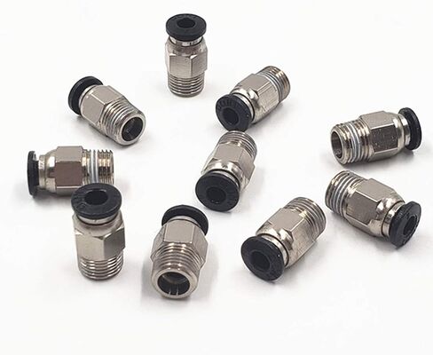 PC4-M10 Male Straight Pneumatic PTFE Tube Push In Quick Fitting Connector for E3D-V6 Long-Distance Bowden Extruder 3D Printer (Pack of 10pcs) in Saudi Arabia