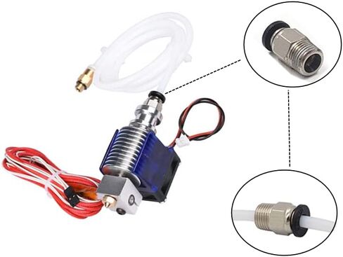 PC4-M10 Male Straight Pneumatic PTFE Tube Push In Quick Fitting Connector for E3D-V6 Long-Distance Bowden Extruder 3D Printer (Pack of 10pcs) in Saudi Arabia