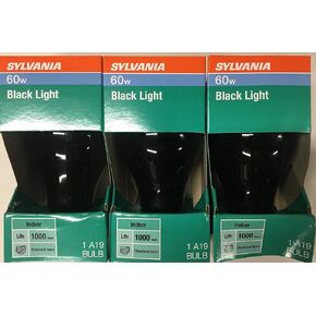 سيلفانيا 60 وات لمبة إضاءة سوداء 3 قطع in Kuwait