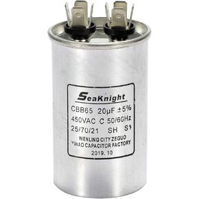 BlueNatHxRPR 009 Motor Run Capacitor, Silver in Saudi Arabia