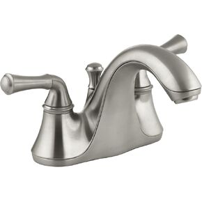 KOHLER K-10270-4-BN Forte Bathroom Sink Faucet, Vibrant Brushed Nickel