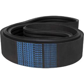 D&D PowerDrive 5/3V670 Banded V Belt, 5 Band, Rubber