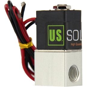 U.S. Solid 1/8inches NPT Electric Solenoid Valve 12 V DC 2 way Normally Closed Air Valve from U.S. Solid in Saudi Arabia