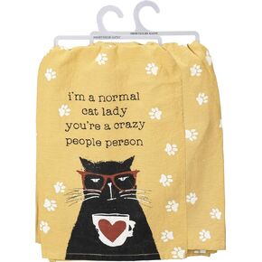 Primitives by Kathy Rustic Dish Towel, 28" x 28", I'll Be Watching You, Cotton