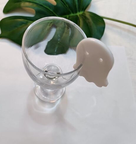 20pcs of Ghost Drink Tag,Ghost Halloween Barware Drink Markers, Wine Charm for Rim of Glass for Halloween Decor in Kuwait