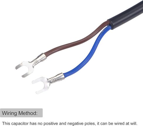 MECCANIXITY CBB60 مكثف تشغيل 70 فائق التوهج 250 فولت تيار متردد 2 أسلاك 50/60 هرتز محرك أسطواني تشغيل مكثف 124 × 60 مم مع محطة لمضخة مياه ضاغط الهواء in Kuwait