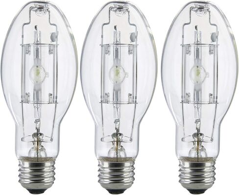 Bluex Bulbs 3 Pack MP100/U/MED 100 Watt Metal Halide ED17 Bulb, Medium Base, Clear Metal Halide Bulb 100W in Saudi Arabia
