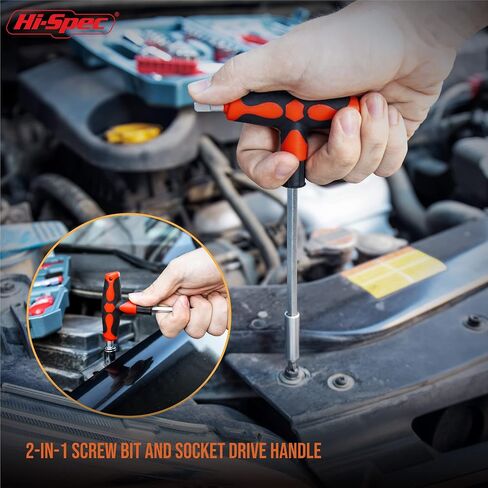 Hi-Spec 49pc Tool Kit - Comprehensive Tool Set for Home & Garage, Essential for Everyday Tasks - Basic Tool Kit for Various DIY Projects in Saudi Arabia