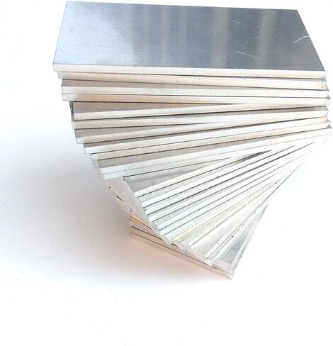 Biscuits Welding Practice Aluminum Parts- 5052 Aluminum - 2*4inch- 24Tablets-Very Suitable- Practice and Training for MIG, TIG, Stick, Arc, Gas and Brazing in Saudi Arabia