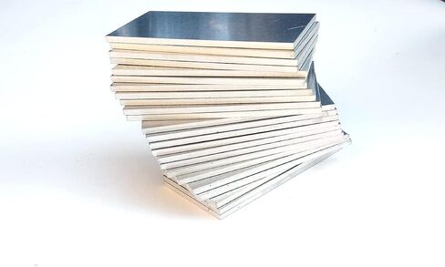 Biscuits Welding Practice Aluminum Parts- 5052 Aluminum - 2*4inch- 24Tablets-Very Suitable- Practice and Training for MIG, TIG, Stick, Arc, Gas and Brazing in Saudi Arabia