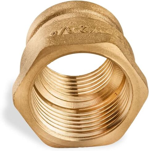 تقليل اقتران 1/2 بوصة أنثى × 3/4 بوصة أنثى أنثى أنثى مترابطة النحاس البناء NPT in Kuwait