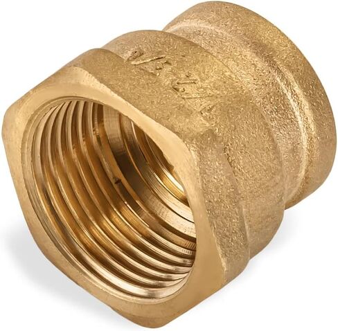 تقليل اقتران 1/2 بوصة أنثى × 3/4 بوصة أنثى أنثى أنثى مترابطة النحاس البناء NPT in Kuwait