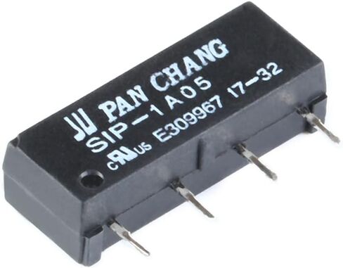 HiLetgo 5pcs SIP-1A05 Reed Switch Relay 5V SIP-1A05 Reed Relay Switch 4 Pins DC Resistance 450~550ohm in Saudi Arabia