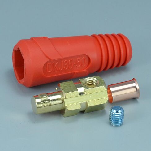 RIVERWELD TIG كابل لحام لوحة موصل المكونات DKJ35-50 315Amp Dinse تركيب سريع 2 قطعة in Kuwait