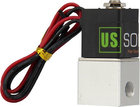 U.S. Solid 1/8inches NPT Electric Solenoid Valve 12 V DC 2 way Normally Closed Air Valve from U.S. Solid in Saudi Arabia