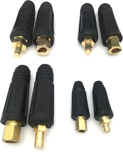 KINGQ كابل لحام موصل سريع زوج DINSE-Style 300Amp-400Amp (#1-2/0) 50-70 SQ-MM 2-set in Kuwait