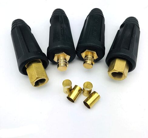 KINGQ كابل لحام موصل سريع زوج DINSE-Style 300Amp-400Amp (#1-2/0) 50-70 SQ-MM 2-set in Kuwait