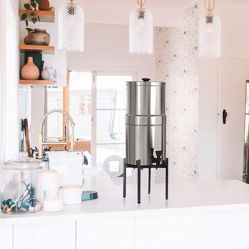 حامل فلتر مياه EGMEHOAD عرض قابل للتعديل بطول 9 بوصات وعرض 12 بوصة، حامل نظام تصفية مياه كبير، حامل موزع مياه على سطح الطاولة، حامل موزع مشروبات لنظام تصفية المياه أثناء السفر in Kuwait