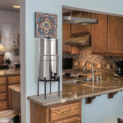 حامل فلتر مياه EGMEHOAD عرض قابل للتعديل بطول 9 بوصات وعرض 12 بوصة، حامل نظام تصفية مياه كبير، حامل موزع مياه على سطح الطاولة، حامل موزع مشروبات لنظام تصفية المياه أثناء السفر in Kuwait