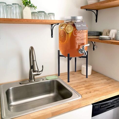 حامل فلتر مياه EGMEHOAD عرض قابل للتعديل بطول 9 بوصات وعرض 12 بوصة، حامل نظام تصفية مياه كبير، حامل موزع مياه على سطح الطاولة، حامل موزع مشروبات لنظام تصفية المياه أثناء السفر in Kuwait