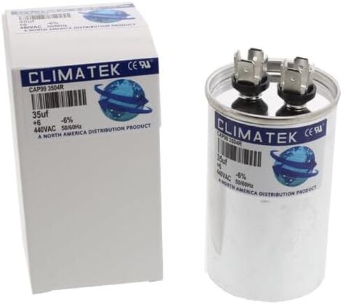 ClimaTek Round Capacitor - fits GE # 97F9640 | 35 uf MFD 370/440 Volt VAC in Saudi Arabia