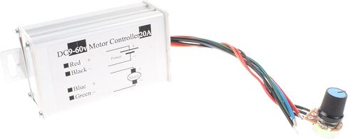 وحدة تحكم سرعة المحرك NOYITO PWM 20A DC 9V-60V 12V 24V 36V 48V وحدة تحكم محرك الفرشاة (20A) in Kuwait