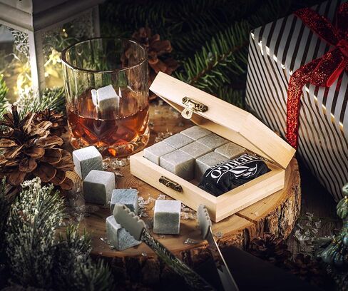 𝗕𝗘𝗦𝗧 𝗚𝗜𝗙𝗧: Gifts for Men Dad, Christmas Stocking Stuffers, Whiskey Stones, Unique, Birthday Ideas for Him Boyfriend Husband, Reusable Ice Cubes, Bar Accessories in Saudi Arabia