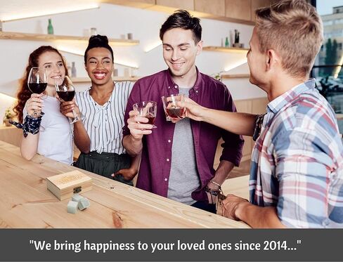 𝗕𝗘𝗦𝗧 𝗚𝗜𝗙𝗧: Gifts for Men Dad, Christmas Stocking Stuffers, Whiskey Stones, Unique, Birthday Ideas for Him Boyfriend Husband, Reusable Ice Cubes, Bar Accessories in Saudi Arabia