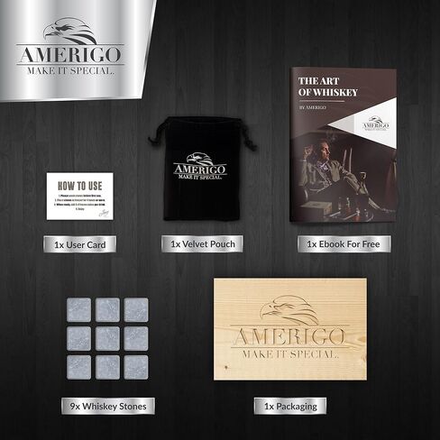 𝗕𝗘𝗦𝗧 𝗚𝗜𝗙𝗧: Gifts for Men Dad, Christmas Stocking Stuffers, Whiskey Stones, Unique, Birthday Ideas for Him Boyfriend Husband, Reusable Ice Cubes, Bar Accessories in Saudi Arabia