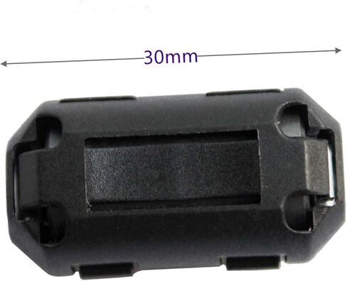 10 قطعة الداخلية 7 مللي متر 0.28 ''تصفية الالكترونيات الفريت المشابك الفريت مقاطع الفريت الإختناقات الفريت حبة 1730-0730 حافظة سوداء in Kuwait