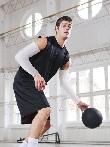 Foaincore 4 Pairs Plus Size Arm Sleeves Sun Sleeves Men Women UV Sun Protection Sleeves Oversized Cooling Compression Sleeves in Saudi Arabia