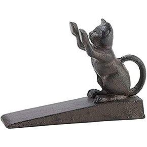 YIANI Door Stopper- Cast Iron Cat Scratching Door Stopper