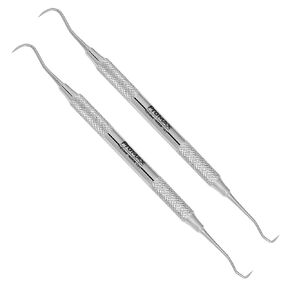 Professional Dental Tartar Scraper Tool - Double Ended Tartar Remover for Teeth, Dental Pick, Plaque Remover, Tooth Scraper - Added Tooth Cleaning at Home - 100% Surgical Stainless Steel-45-10127 (2) in Kuwait