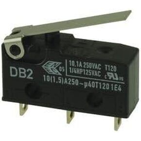 CHERRY DB2CA1LB MICRO SWITCH HINGE LEVER SPDT 10.1A 250V