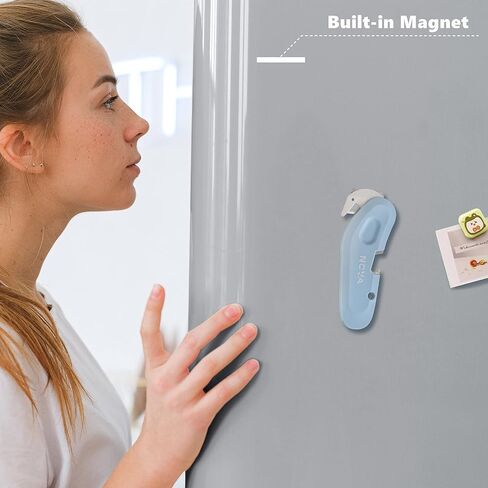 2 Pack 3-in-1 Magnet Nova Pop-open Cutter for Fridge, Soda Can Opener & Beer Bottle Opener with cutting function for Women and Children. in Saudi Arabia