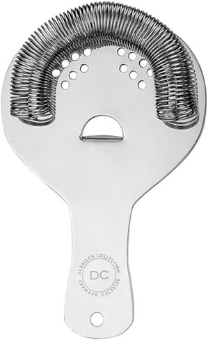 Hawthorne Strainer, Stainless Steel Cocktail Strainer with High Density Spring for Professional Bartenders and Mixologists, Mirror Polished, One Strainer in Saudi Arabia