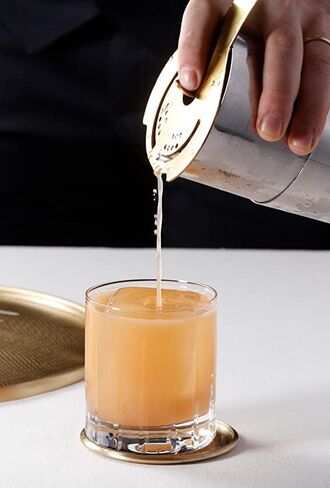 Hawthorne Strainer, Stainless Steel Cocktail Strainer with High Density Spring for Professional Bartenders and Mixologists, Mirror Polished, One Strainer in Saudi Arabia