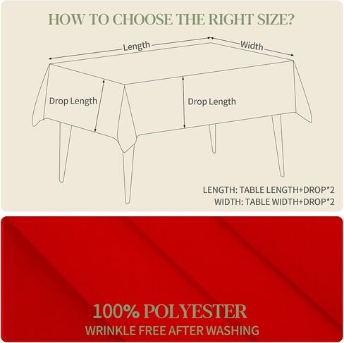 BYDOLL Table Cloth White 60x84 Inch Tablecloth for 6 Foot Rectangle Tables Outdoor Washable Wrinkle Free and Spillproof Polyester Tablecloth for Festival Camping Picnic Wedding Party Table Cover in Kuwait
