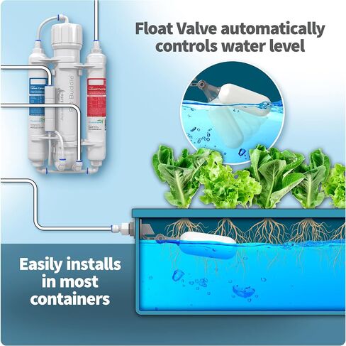 Aquatic Life RO Buddie 4-Stage Aquarium Water Filter System, Reverse Osmosis RO/DI Filtration Unit for Fish Tank, Fountains, and More, 50 GPD (Gallons Per Day) in Saudi Arabia