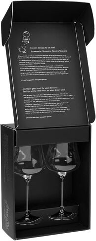 Gabriel-Glas StandArt Crystal Wine Glasses, Set of 2 with Gift Box - Premium, Universal Wine Glass for Red and White Wine - Dishwasher Safe, Lead-Free, 16 oz. in Saudi Arabia