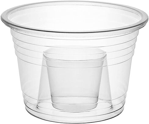 Party Essentials Soft Plastic Bomber Shot Cups, Jager Blaster Power Bombs Cups, 3 oz., 50-Count, Assorted Neon in Saudi Arabia